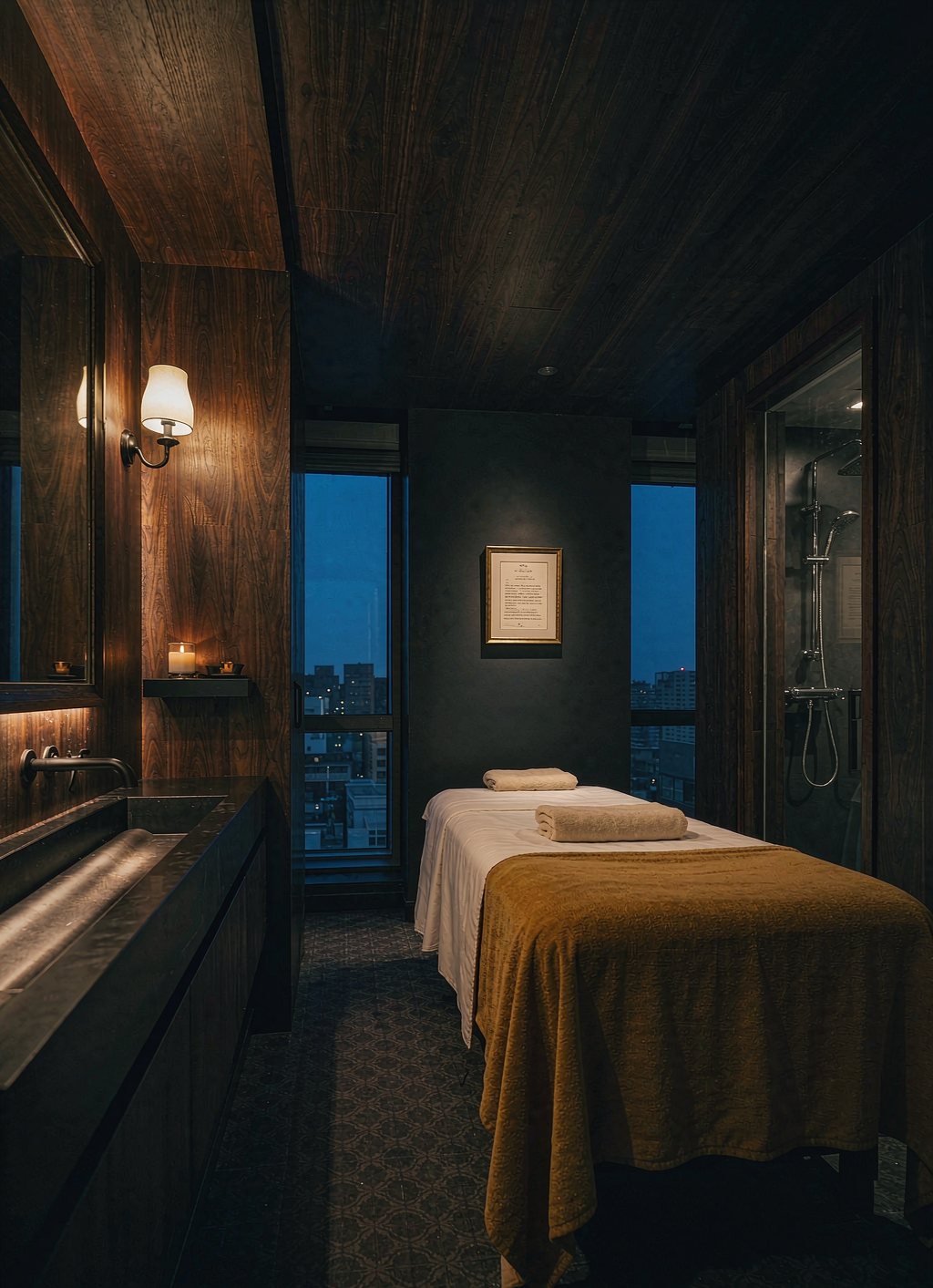 Private massage suite at Ginza Spa ぎんざ Federal Way